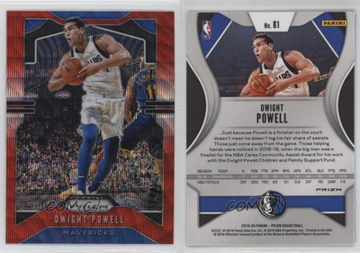 2019-20 Panini Prizm Ruby Wave Prizm Dwight Powell #81