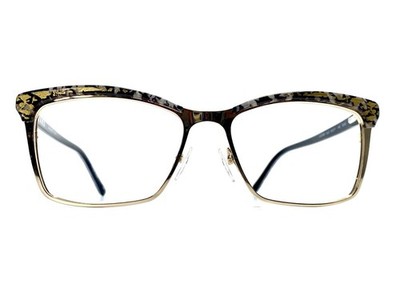 NWT LAMB Black Gold Cat Eye Glasses LAUF085 GLD 55 17 145 B40