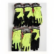 Lot Of 6 Boss TASK High Visibility Glove Med ...