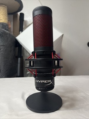Hyper QuadCast USB Condenser Microphone Red