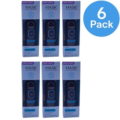 HASK Argan Oil Repairing Hair Oil Strengthens & Restores 2 oz 6 Pack