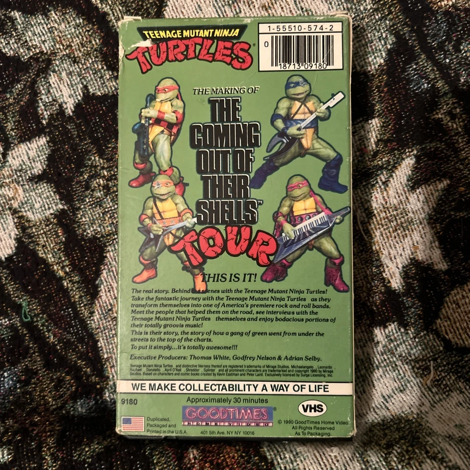 TMNT The Making of The Coming Out of Their Shells Tour VHS - Image 3 of 4