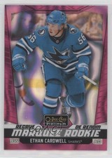 2024-25 O-Pee-Chee Platinum Marquee Rookies Pink Magma Ethan Cardwell #294 0l3j