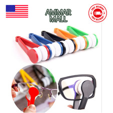 5 Eyeglass Cleaner Kit Microfiber Cloth Lens Wipes Glasses Sunglasses Screen