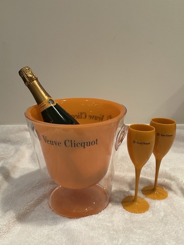 Secchiello ghiaccio vintage Veuve Clicquot champagne trendy. Raro. Ottime condizioni