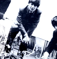 ORIGINAL 1964 DENMARK THE BEATLES I SAW HER STANDING THERE  7" VINYL MISERY