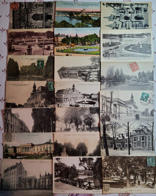 CPA 37 - TURMS - KONVOLUT 20 VERSCHIEDENE ALTE POSTKARTEN (INDRE-&-LOIRE)