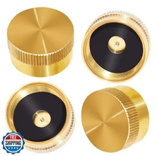 Joywayus 4Pcs Solid Brass Refill Propane Bottle Cap Universal for