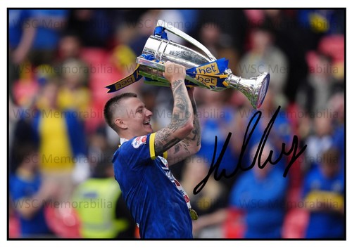 11694. James Tilley Signed Pictures (A4 Prints) Wimbledon Wycombe Crawley etc.