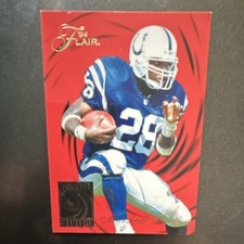 1994 Flair Marshall Faulk Wave of the Future #2 Insert Colts NFL Card