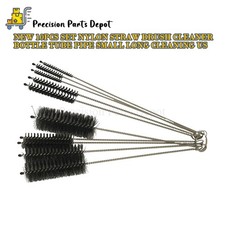 10PCS Set Nylon Straw Brush Cleaner Bottle Tube Pipe Small Long Cleaning US
