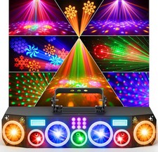RGBWA Disco Laser Light KeoBin Pro for Party