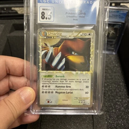 CGC 8.5 Ursaring 2010 Unleashed 89/95 Holo Pokemon Card