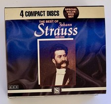 The Best of Johann Strauss 4 CD Box Set GMS Productions Made in Canada  RARE 