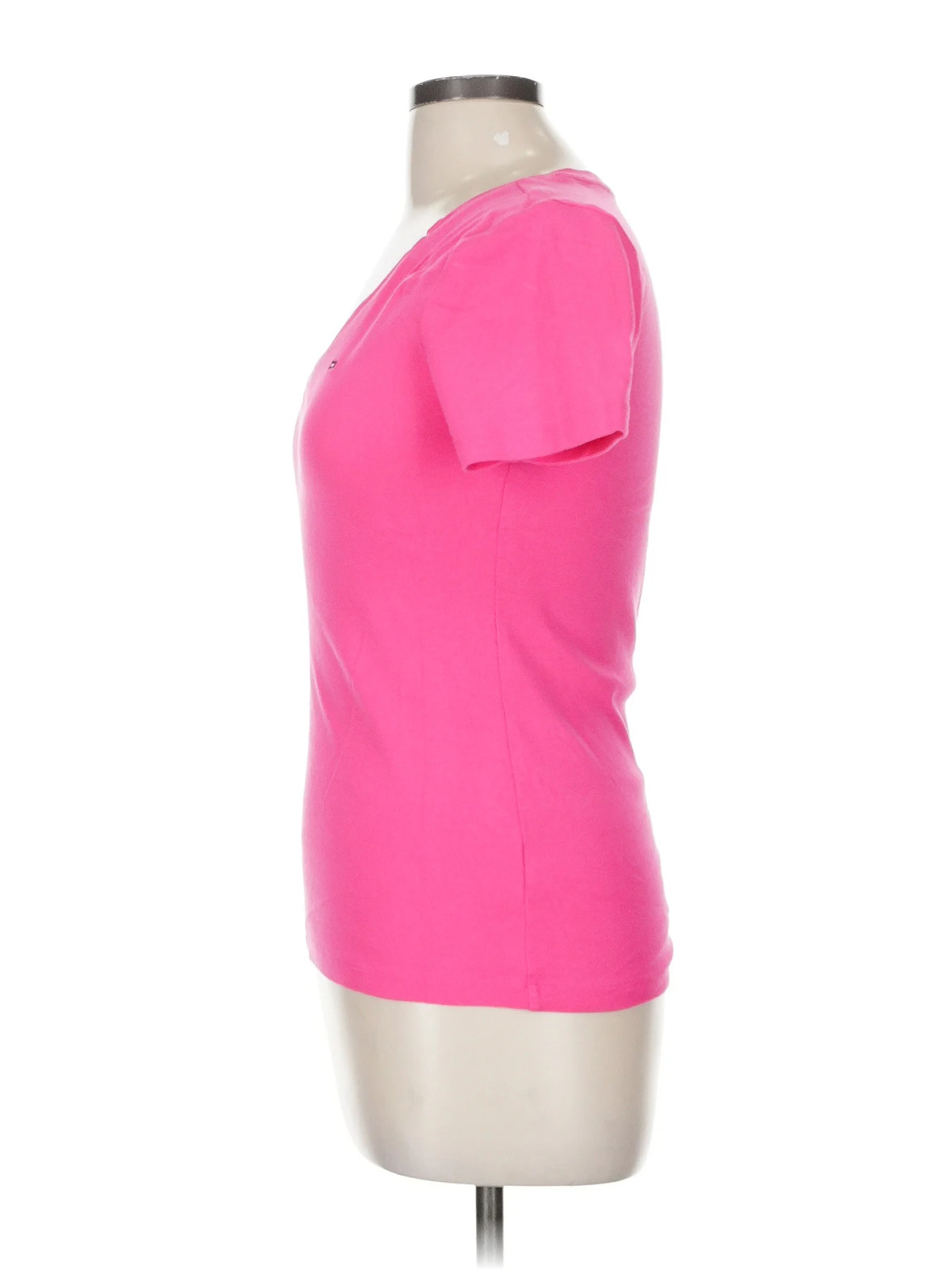 Tommy Hilfiger Women Pink Short Sleeve Top M thumbnail 4