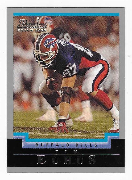 2004 Bowman Rookie Tim Euhus Buffalo Bills Football Card #227 RC