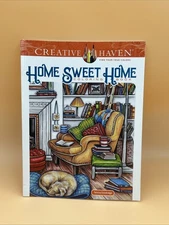 Creative Haven Home Sweet Home Coloring Book by Teresa Goodridge (2019, Trade...