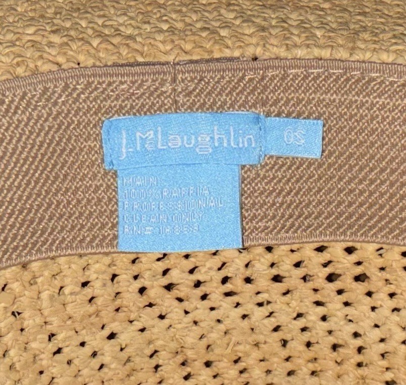 J. Mclaughlin-Basic Raffia Sun Hat-O/S - image 3