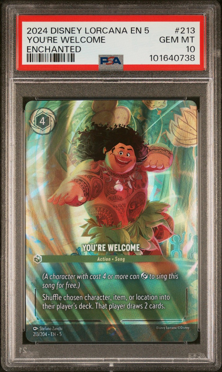 2024 DISNEY LORCANA EN 5-SHIMMERING SKIES ENCHANTED #213 YOU