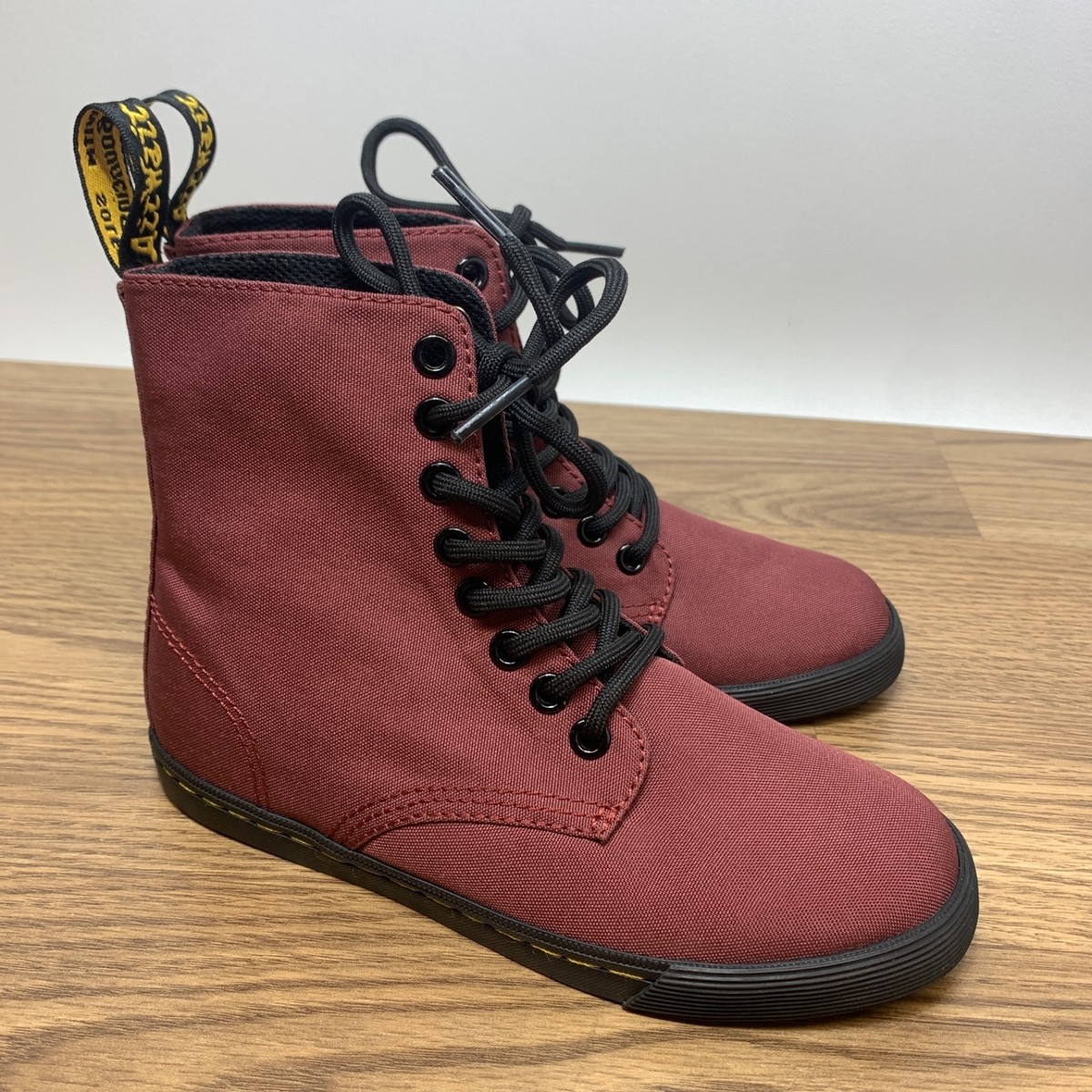 DR. MARTENS Air Wair Shoreditch Red Burgundy youth Size 1 girls