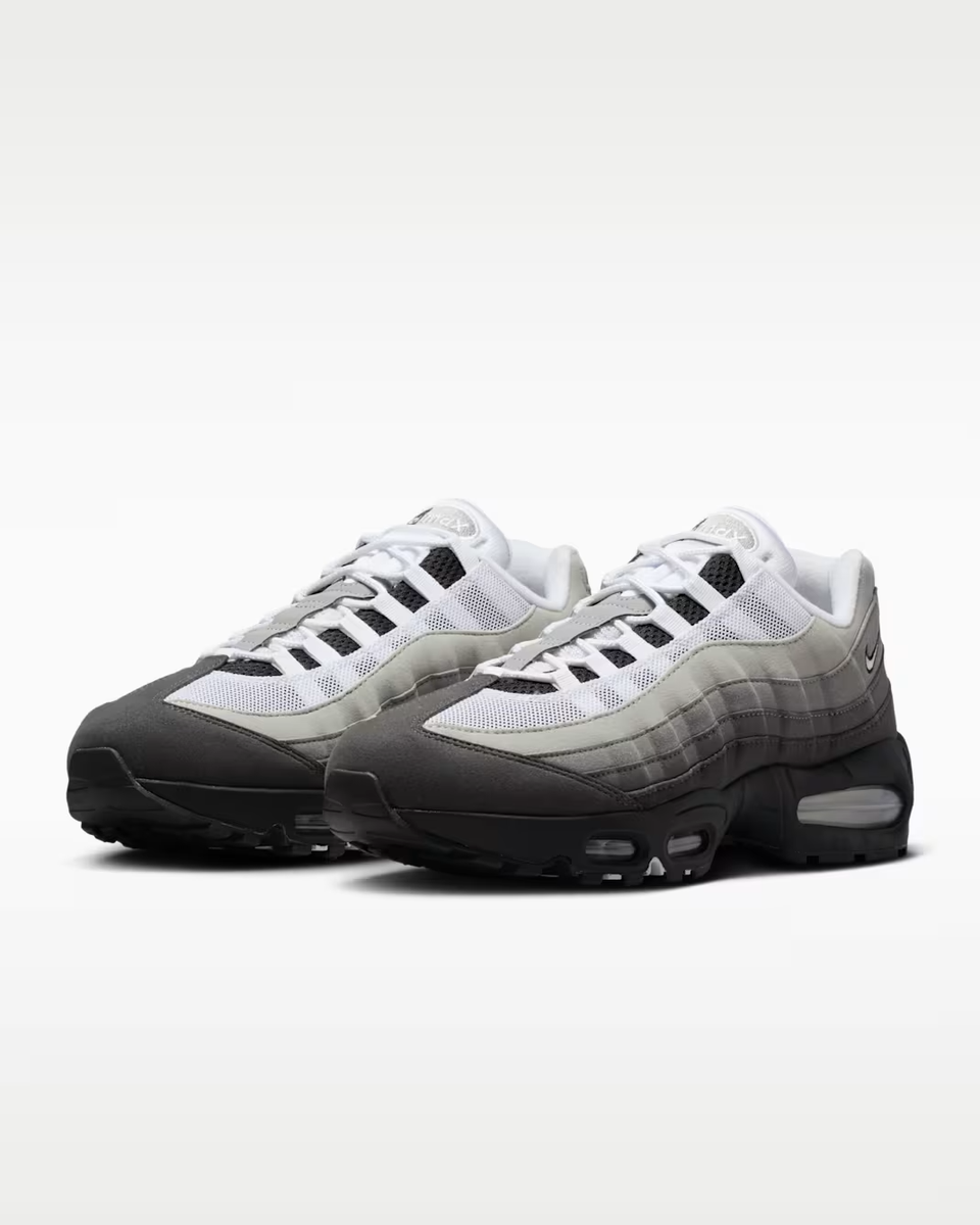 Nike Air Max 95 OG Shoes Black Medium Ash Dark Pewter White Men's