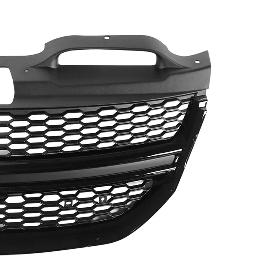 Fit For Dodge Journey 2011-2020 Front Upper Bumper Black Grille - Image 4 of 4