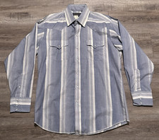 NEW Vintage Panhandle Slim Men's 16.5-35 Pearl Snap Striped Western Shirt USA