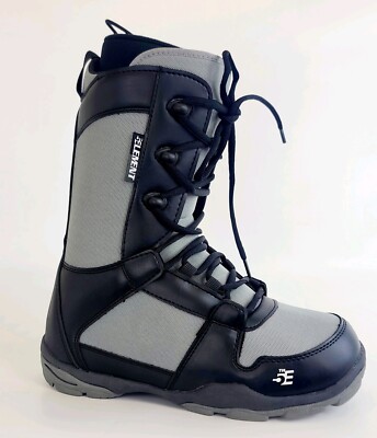 NEW $150 Men's 5th Element ST-1 Snowboard Boots Grey USA Sizes 6 - 14