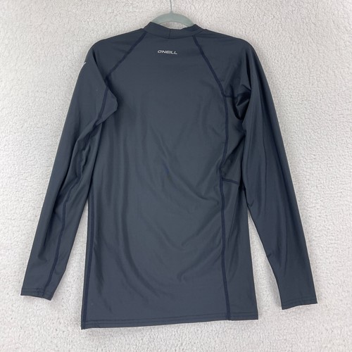 O'Neill Black Performance Fit Long Sleeve Rashguard Shirt Youth Boys Size XLarge - Picture 11 of 14