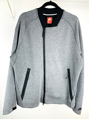 Nike Sportswear NSW Tech Fleece Jacket Gray Full Zip Size XL 832114-091