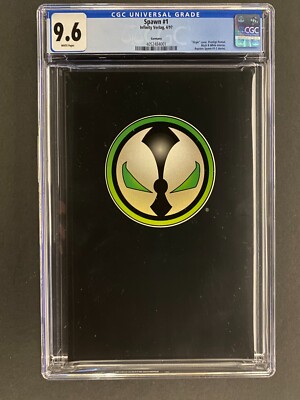 Spawn 1 CGC 9.6 White Image Vigin Logo Cover - Print Run of only 400 Copies