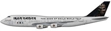 1/144 BSModelle Decals Boeing 747 Iron Maiden "Ed force one"