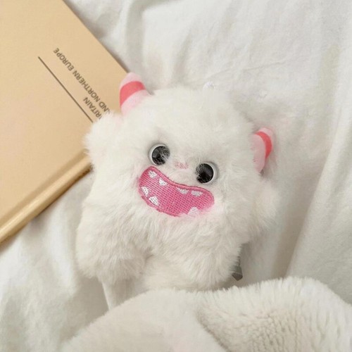 Peluche Kawaii simpatico coniglio piccolo mostro bambola cartone animato portachiavi bambini-v - Foto 6 di 6
