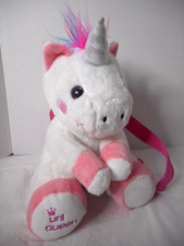 NON-WORKING The Singing Machine Unicorn Plush Karaoke Backpack Adjustable Straps