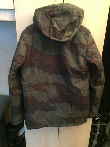 VANS UOMO PARKA GIUBBOTTO PIUMINO TASCHE CAPPUCCIO MULTICOLORE ORIGINALE S - Foto 6 di 8