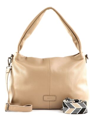 FREDsBRUDER Fosa Hobo Bag Schultertasche Umhängetasche Tasche Feather Grey taupe