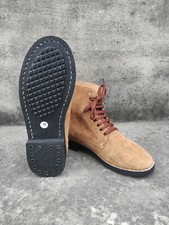 WW2 Us Army Roughout Ankle Boot With Rubber Sole. Military Boot, Ankle Boot