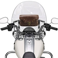 Windshield Bag PU Leather Pouch Front Storage...