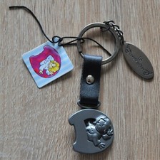 Depesche KEYRING, Metal, Leather Strap, Name Initial Letter "D", New