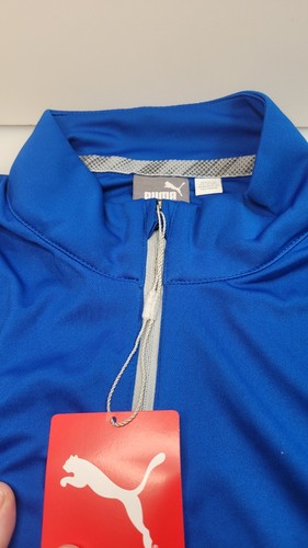 Puma, Ladies Small, Golf Full Zip Long Sleeve Sports Top NWT 596803 Lapis Blue - Picture 4 of 6