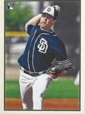 2019 Bowman Heritage Cal Quantrill RC Rookie Card 53VR-59 San Diego Parades MLB. rookie card picture
