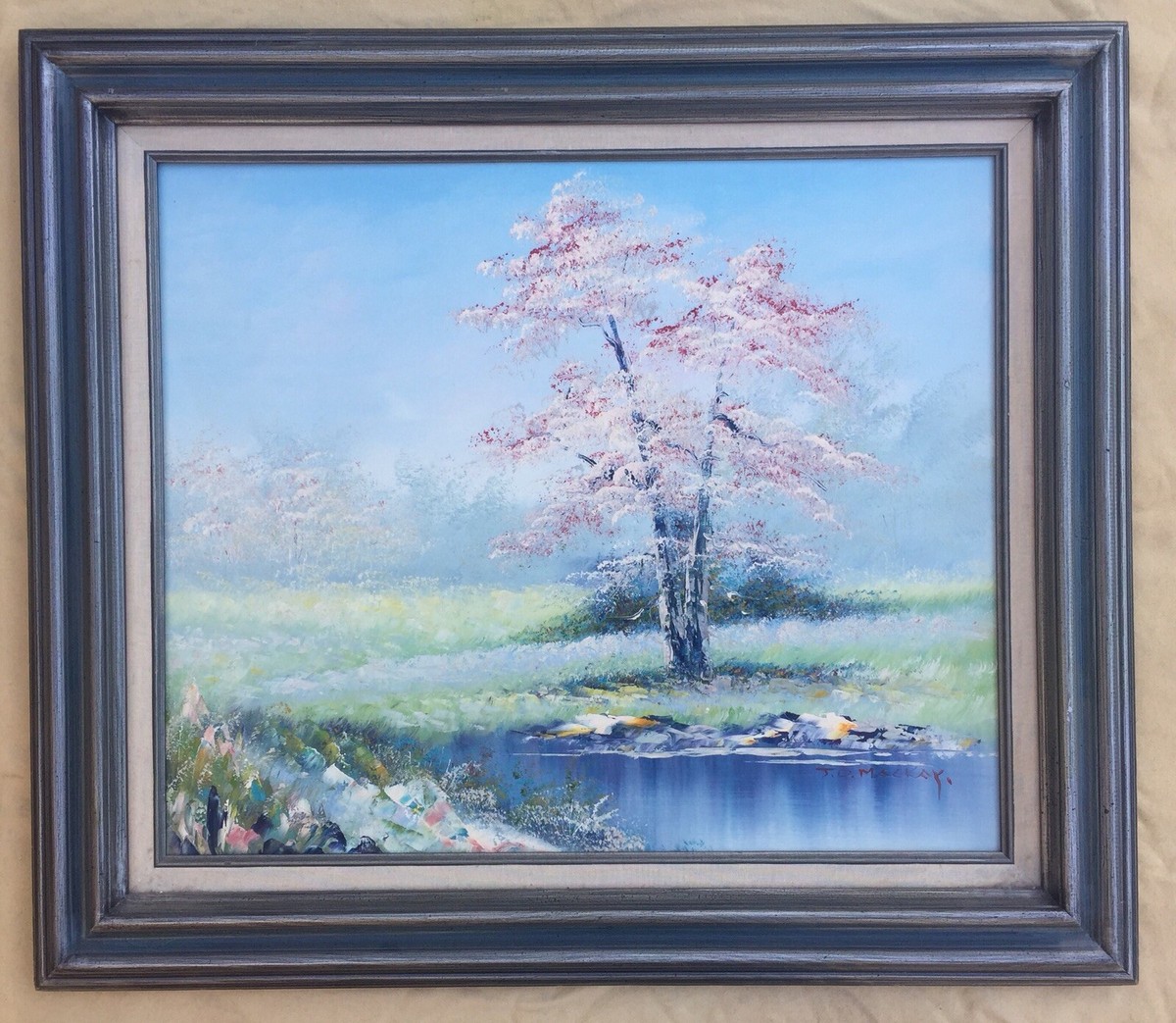 Vintage Landscape Painting Signed J D Mackay | eBay