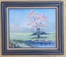 Vintage Landscape Painting Signed J D Mackay