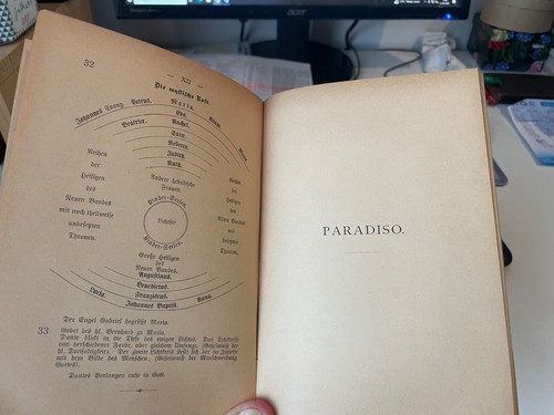 DANTE -LA DIVINA COMMEDIA in italiano commenti in tedesco -ZWEIBRUCKEN 1889 - Foto 4 di 21