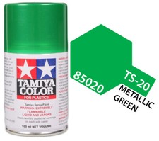 Tamiya 85020 TS-20 Metallic Green Lacquer Spray Paint 100ml - US Fast Ship