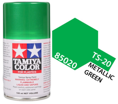 Tamiya 85020 TS-20 Metallic Green Lacquer Spray Paint 100ml - US Fast Ship