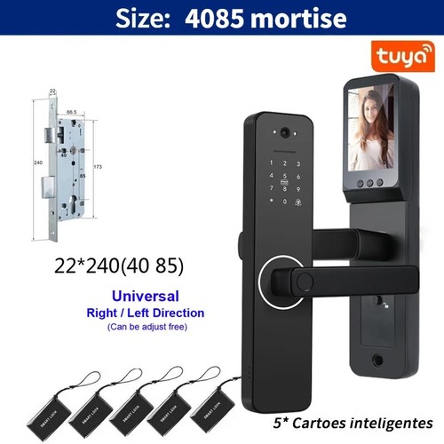 Camera Digital Electronic Lock Biometrics Fingerprint Door Lock Electronic Lock - Picture 38 of 41
