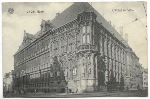 CPA " GAND - L'Hôtel de Ville - Imagen 1 de 2