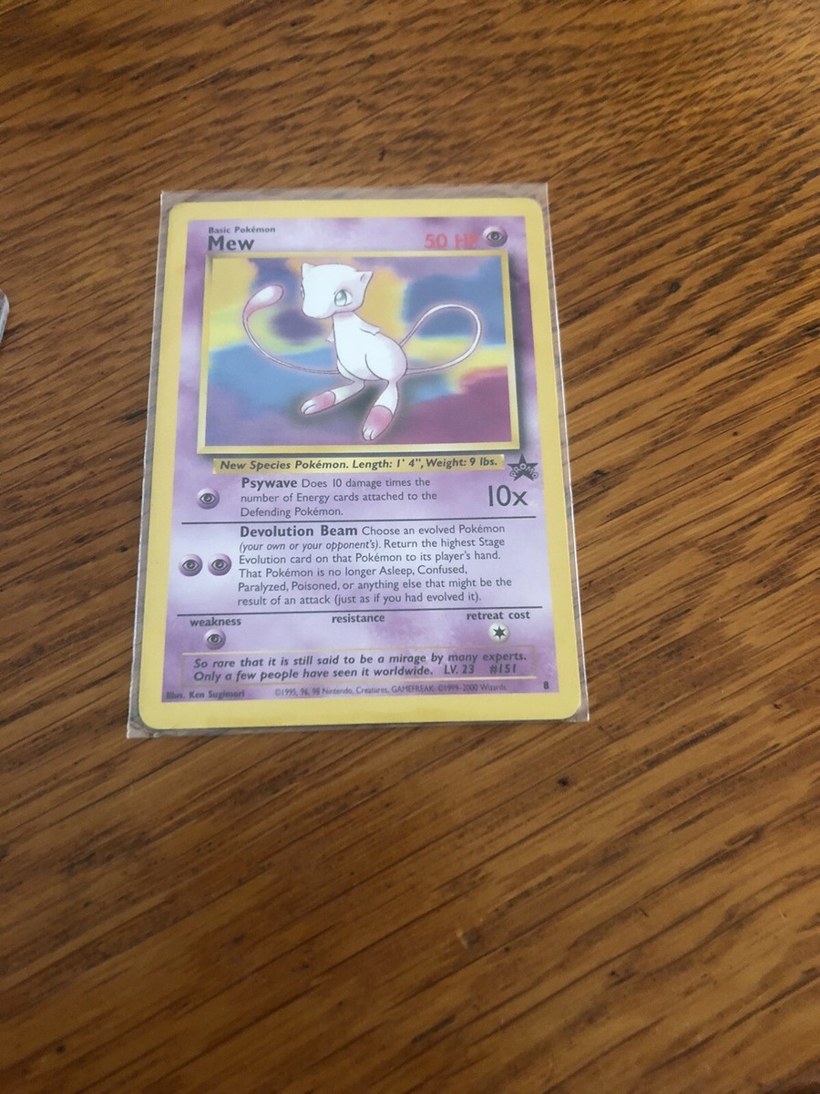 Pokemon Mew Black Star Promo Card | eBay