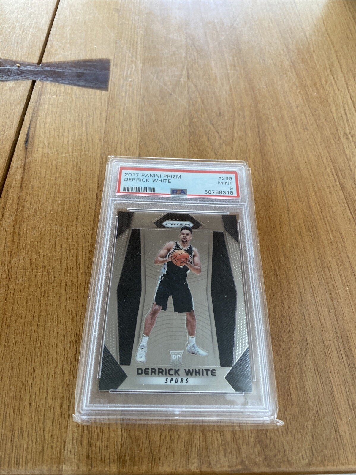 2017 Panini Prizm Derrick White Rookie #298 Spurs Boston Celtics PSA 9 MINT RC
